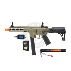 Lancer Tactical LT-35-G2 Bundle with Battery and Charger  (Color: Tan)
