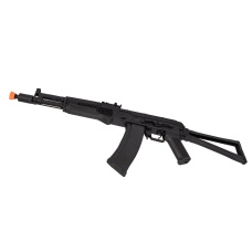 Lancer Tactical AK-Series AKS-105 AEG Airsoft Rifle w/ Skeleton Foldable Stock (Black)