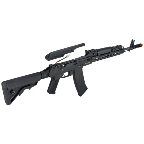 Lancer Tactical AK74 Full Metal Rifle w/ 10.5 inch CNC M-LOK Handguard (Color: Black)