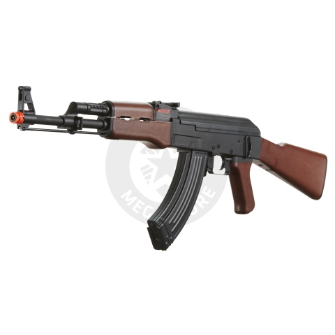 Lancer Tactical Gen 2 AEG Airsoft Rifle w/ Full Stock - (Black/Wood)