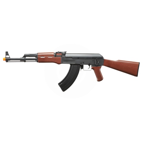 Lancer Tactical Gen 2 AEG Ak-47 Airsoft Rifle w/ Full Stock w/ Battery - (Black/Wood)