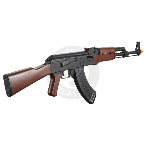 Lancer Tactical Gen 2 AEG Ak-47 Airsoft Rifle w/ Full Stock w/ Battery - (Black/Wood)