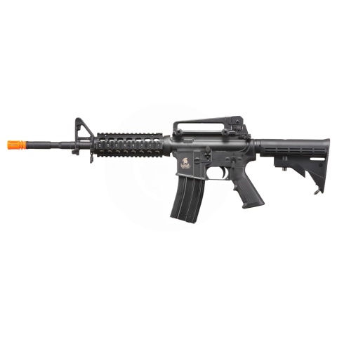 Lancer Tactical Airsoft M4A1 RIS Gas Rifle Blowback by Golden Eagle - (Black)
