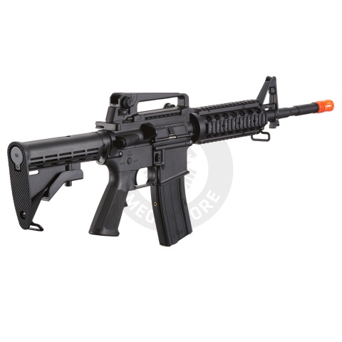 Lancer Tactical Airsoft M4A1 RIS Gas Rifle Blowback by Golden Eagle - (Black)