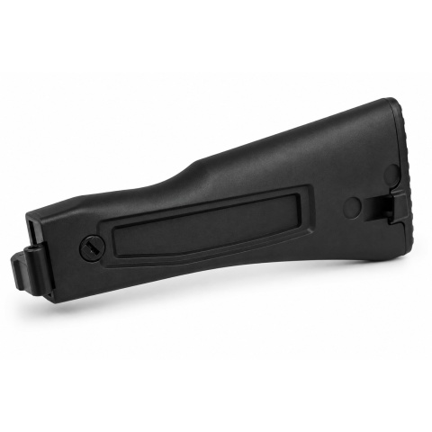Lancer Tactical AK Series Polymer Folding Stock for Airsoft AEG Rifles - (Black)