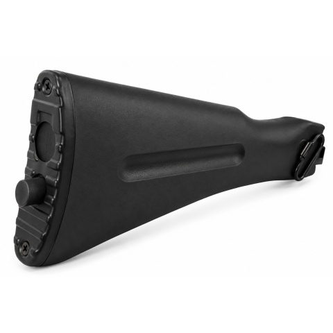 Lancer Tactical AK Series Polymer Folding Stock for Airsoft AEG Rifles - (Black)