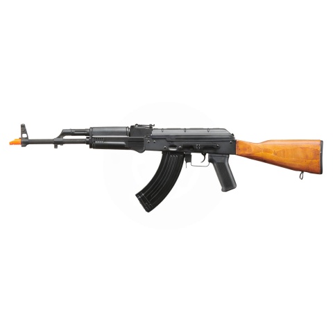 Lancer Tactical AK-Series AK-74M AEG Airsoft Rifle Non ETU w/ Wood Stock & SG-11B Magazine (Black)