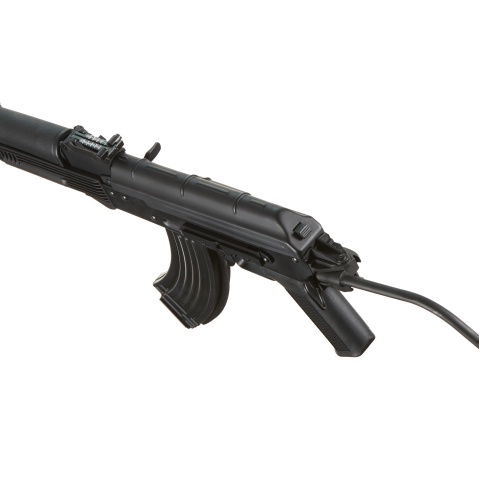 Lancer Tactical AK-Series AK-74M AEG Airsoft Rifle  Non ETU w/ M-LOK Handguard & SG-11B Mag - (Black)