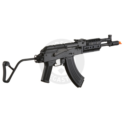 Lancer Tactical AK-Series AK-74M AEG Airsoft Rifle  Non ETU w/ M-LOK Handguard & SG-11B Mag - (Black)
