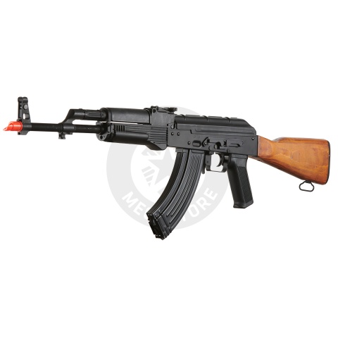 Lancer Tactical AK-Series AK-74M AEG Airsoft Rifle Non ETU w/ Wood Stock & SG-11B Magazine (Black)