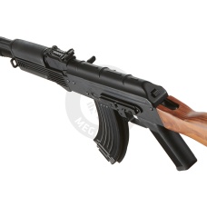 Lancer Tactical AK-Series AK-74M AEG Airsoft Rifle Non ETU w/ Wood Stock & SG-11B Magazine (Black)