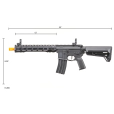 BG Defense Type-A SPR Gen 3 AEG Rifle by Lancer Tactical - (Black)