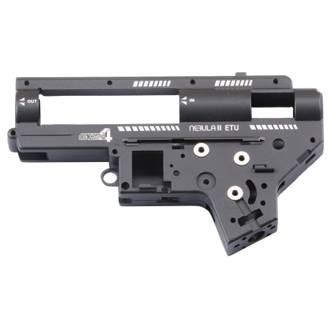 Lancer Tactical CNC Machined Gen 4 Gearbox Shell for M4 AEGs - (Black)