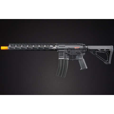 Lancer Tactical Gen 4 Predator SBR AEG w/ BCM Gunfighter Rail System & Nebula II ETU - (Black)