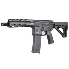 Lancer Tactical Gen 4 Predator SBR AEG w/ BCM Gunfighter Rail System & Nebula II ETU - (Black)