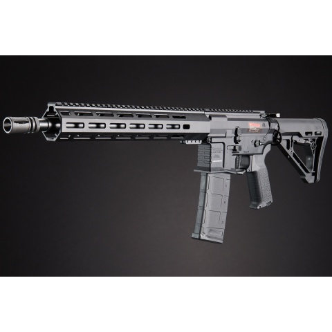 Lancer Tactical Gen 4 Predator SBR AEG w/ PTS SR Rail System & Nebula II ETU - (Black)