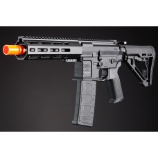 Lancer Tactical Gen 4 Predator SBR AEG w/ PTS SR Rail System & Nebula II ETU - (Black)