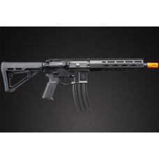 Lancer Tactical Gen 4 Predator SBR AEG w/ PTS SR Rail System & Nebula II ETU - (Black)