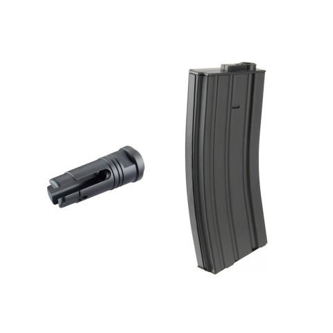 Lancer Tactical Gen 4 L119A2 M4/M16 Full Metal Airsoft Rifle