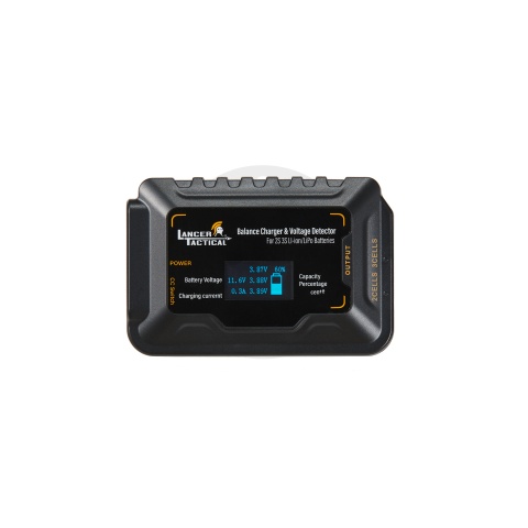 Lancer Tactical Li-Po Smart Pro Compact Balance Battery Charger - (Black)