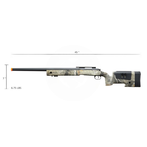 Lancer Tactical M40A3 Bolt Action Airsoft Sniper Rifle (Color: Real Tree)