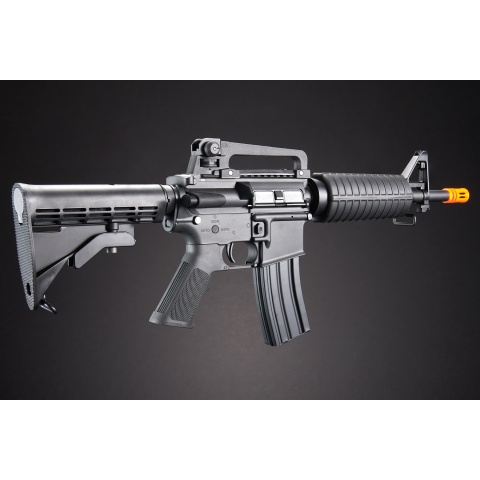 Lancer Tactical LT-01C Airsoft M4 Commando AEG Rifle - BLACK