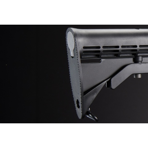 Lancer Tactical LT-01C Airsoft M4 Commando AEG Rifle - BLACK