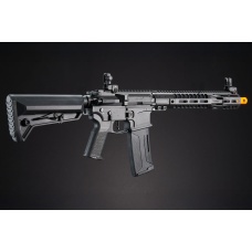 SLR SD - Lancer Tactical Gen 2 AEG Airsoft Rifle w/ Licensed SLR Handguard & Mock Suppressor - (Black)