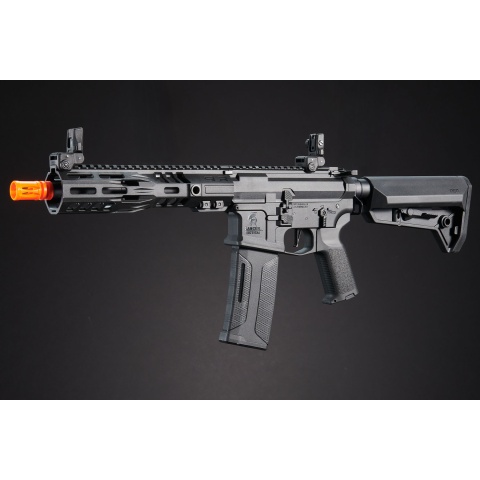 SLR SD - Lancer Tactical Gen 3 AEG Airsoft Rifle w/ Licensed SLR Handguard & Mock Suppressor - (Black)