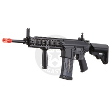 Lancer Tactical Battle X AEG Airsoft Rifle w/ SOPMOD Stock & Quad Picatinny Handguard - (Black)