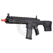 Lancer Tactical Battle X AEG Airsoft Rifle w/ PRS Precision Stock & Keymod Handguard - (Black)