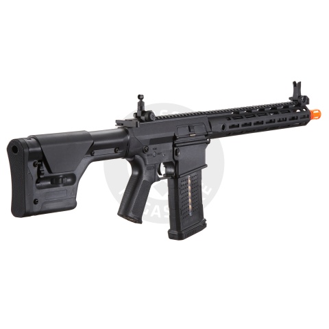 Lancer Tactical Battle X AEG Airsoft Rifle w/ PRS Precision Stock & MLOK Handguard - (Black)