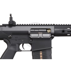 Lancer Tactical Battle X AEG Airsoft Rifle w/ PRS Precision Stock & MLOK Handguard - (Black)