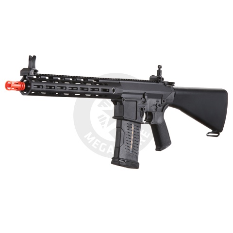 Lancer Tactical Battle X AEG Airsoft Rifle w/ Fixed Stock & MLOK Handguard - (Black)