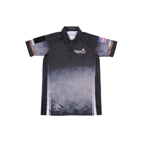 Lancer Tactical Team Staff Shirt w/ Removable Sleeves - (Black)