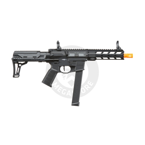 Lancer Tactical Battle X Airsoft AEG Machine Pistol - (Black)