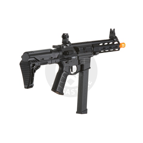 Lancer Tactical Battle X Airsoft AEG Machine Pistol - (Black)