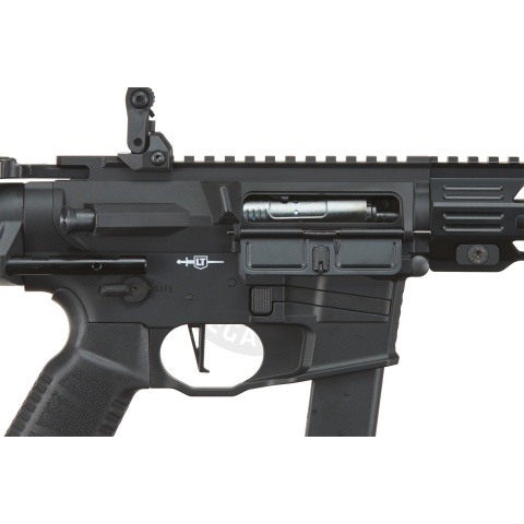 Lancer Tactical Battle X Airsoft AEG Machine Pistol - (Black)