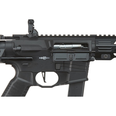 Lancer Tactical Battle X Airsoft AEG Machine Pistol - (Black)