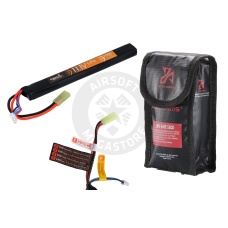 Lancer Tactical Airsoft 11.1V 20C LIPO Stick AEG Battery 1000 mAh