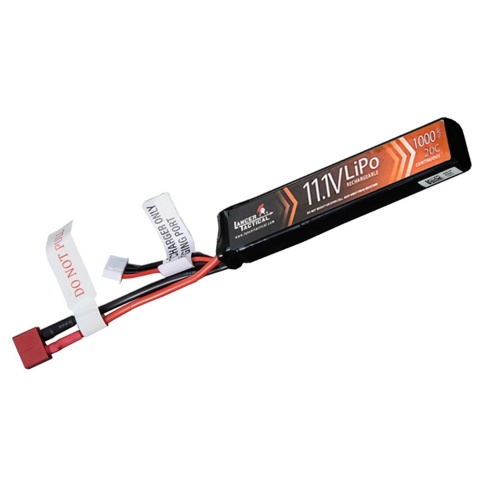 Lancer Tactical 11.1v 1000mAh 20C Stick LiPo Battery (Deans Connector)