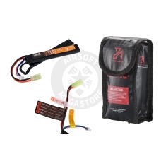 Lancer Tactical 11.1v 1300 mAh 20C Nunchuck Lipo Battery