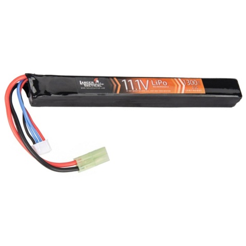 Lancer Tactical 25C 11.1V 1300 mAh Stick LiPo Battery