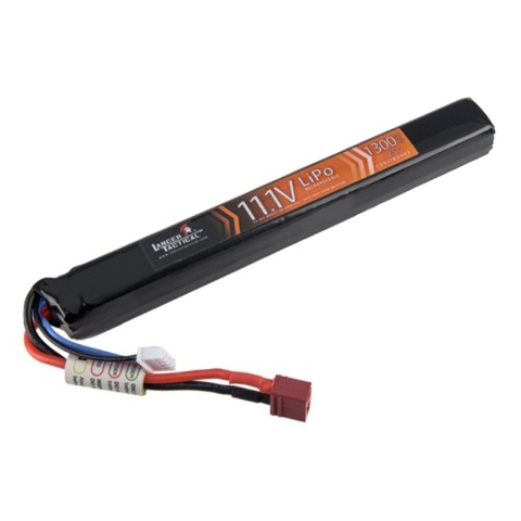 Lancer Tactical 11.1v 1300mAh 25C Stick LiPo Battery (Deans Connector)