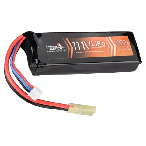 Lancer Tactical 15C 11.1V 2300 mAh Brick LiPo Battery