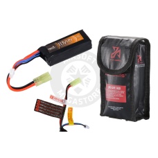 Lancer Tactical 11.1v 900mAh 30C Brick Lipo Battery