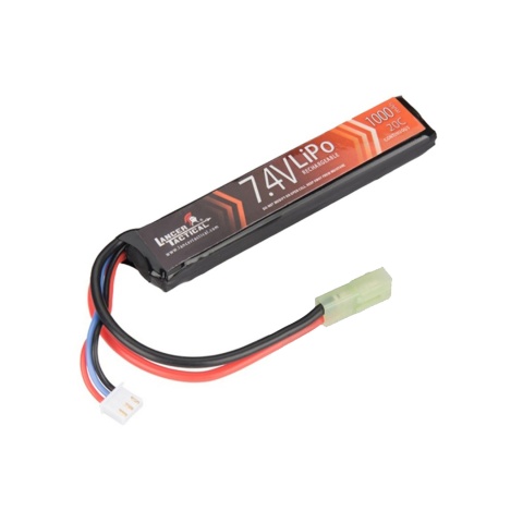 Lancer Tactical 7.4V 1000mAh 20c Stick Lipo Battery