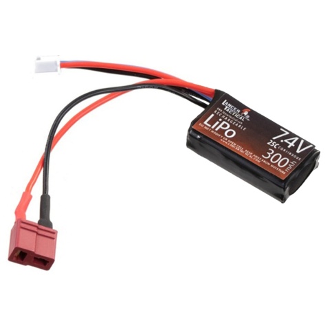 Lancer Tactical 7.4V LiPo 300mAh Compact 25C Battery for HPA (Deans Connector)