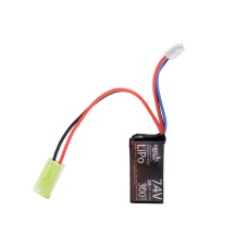 Lancer Tactical 7.4v 300mAh 25C Flat Lipo Battery for HPA