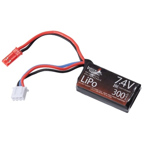 Lancer Tactical 7.4v 300mAh Fusion Engine LiPo Airsoft Battery
